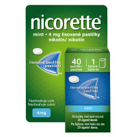 NICORETTE Mint 4 mg Lisované pastilky 40 kusů