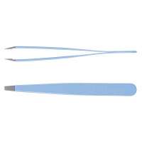NIPPES SOLINGEN Pinzeta rovná modrá nerez 9,5 cm