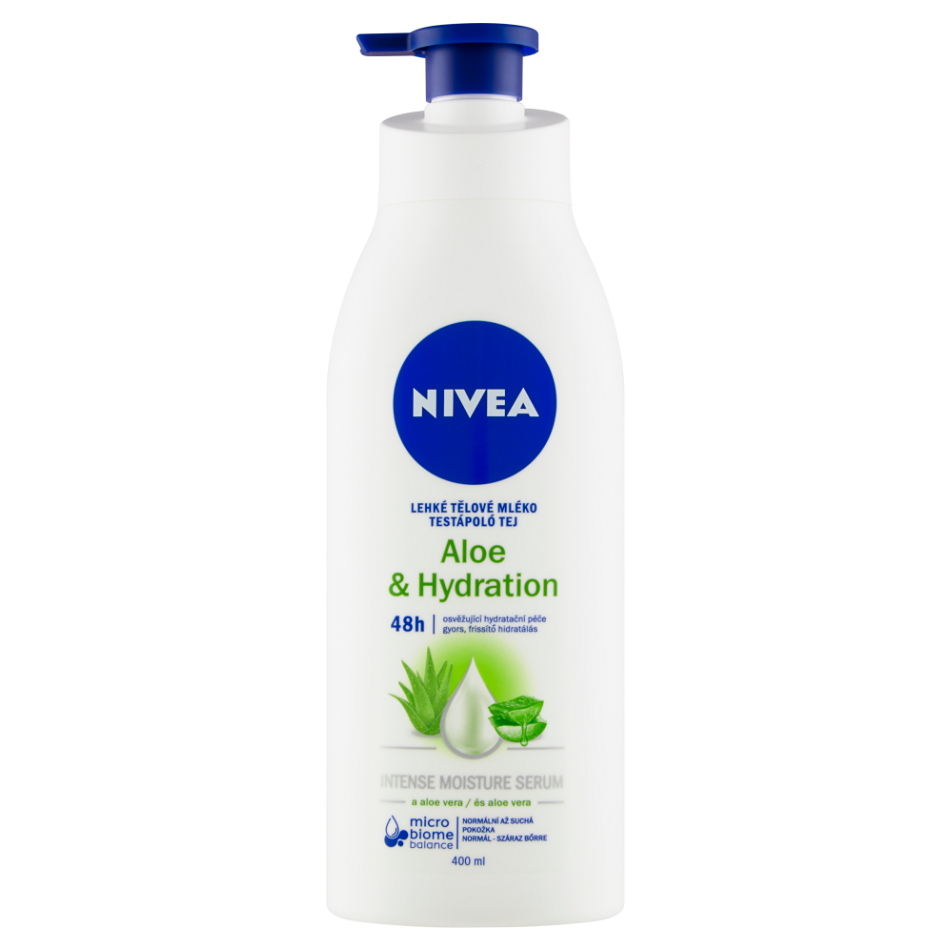 Levně NIVEA Aloe & Hydration Lehké tělové mléko 400 ml
