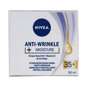 NIVEA Anti-Wrinkle + Moisture Denní hydratační krém proti vráskám 50 ml