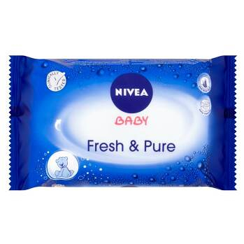 NIVEA Baby Fresh & Pure Čisticí ubrousky 63 ks