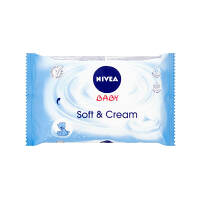 NIVEA Baby Soft & Cream Čistící ubrousky 63 ks