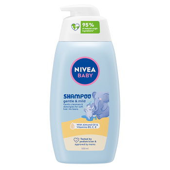 NIVEA Baby Jemný šampon 500 ml (Dětské šampony) - Hydratační, Čistící