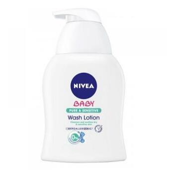 NIVEA Baby Pure & Sensitive Mycí gel na tvář, tělo a vlásky 250 ml