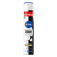 NIVEA Black&White Invisible Silky Smooth Antiperspirant sprej 200 ml