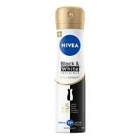 NIVEA Black & White Invisible Silky Smooth Sprej antiperspirant 150 ml
