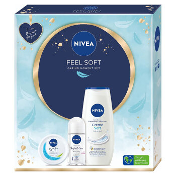 NIVEA Soft Trio Dárkové balení (Kosmetické balíčky)