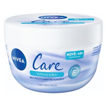 NIVEA Care Výživný krém na obličej, ruce i tělo 200 ml (Tělové krémy) - Vyživující