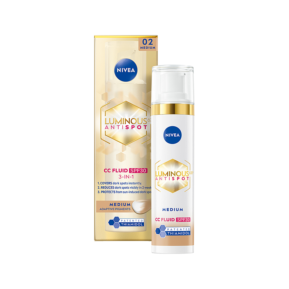 Nivea Luminous SPF30 Medium CC krém 40 ml koupíte na Lekarna.cz