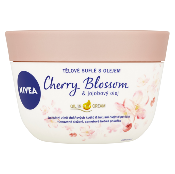 NIVEA Cherry Blossom & Jojoba Oil Tělové suflé 200 ml
