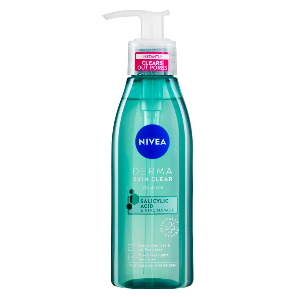 NIVEA Derma Skin Clear Čisticí pleťový gel 150 ml