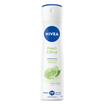 NIVEA Fresh Citrus Antiperspirant sprej 150 ml (Tělové spreje) - Tělové