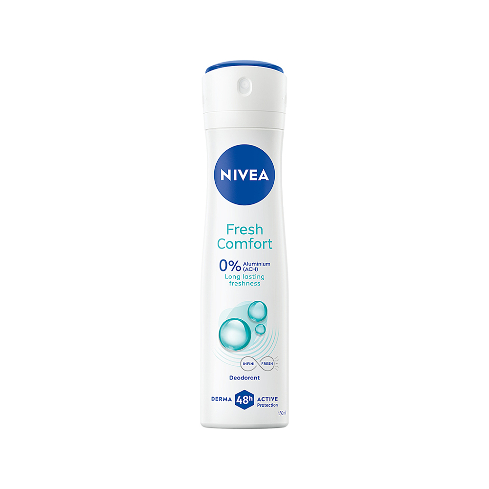 Nivea Fresh Comfort deodorant ve spreji pro ženy 150 ml koupíte na Lekarna.cz
