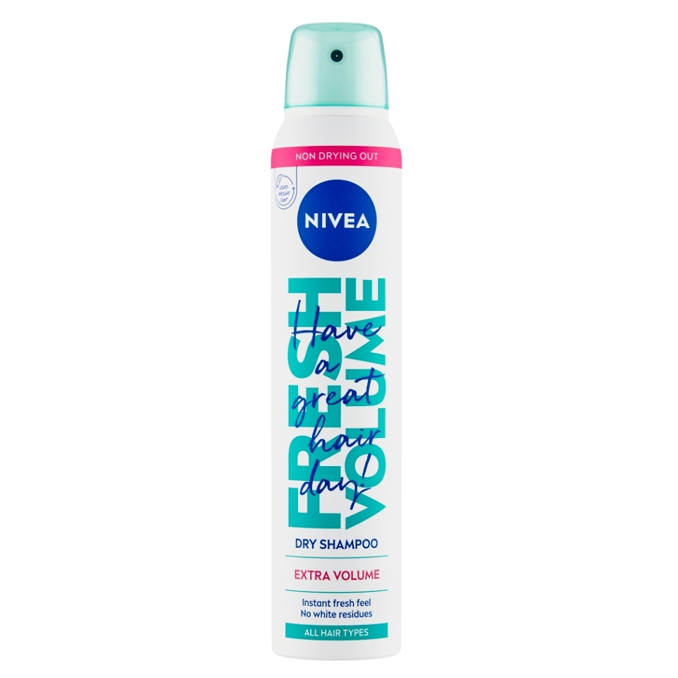 E-shop NIVEA Fresh & Extra Volume Suchý šampon pro všechny typy vlasů 200 ml