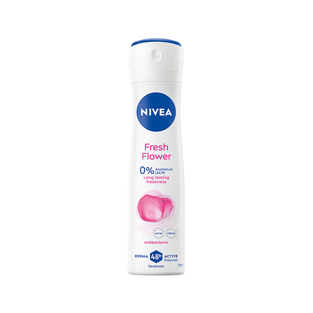 Nivea Fresh Flower deodorant ve spreji pro ženy 150 ml