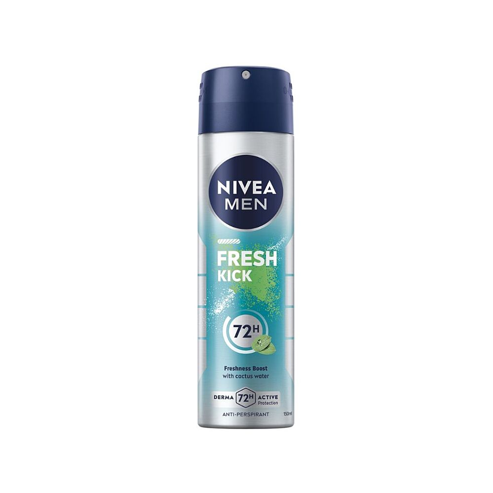 NIVEA Fresh Kick Antiperspirant sprej pro muže 150 ml