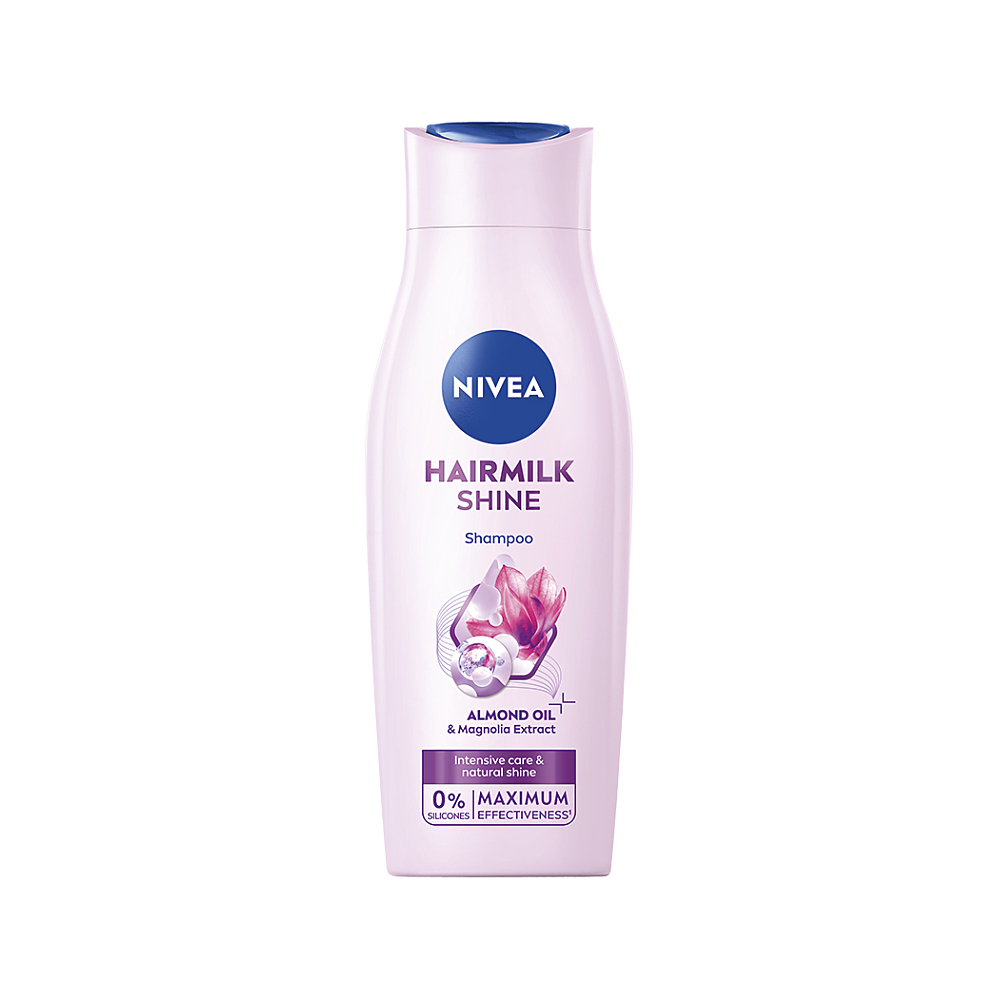 Nivea Hairmilk Shine šampon 400 ml