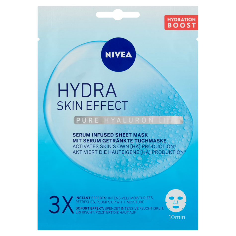 E-shop NIVEA Hydra Skin Effect 10minutová hydratační textilní maska 1 ks