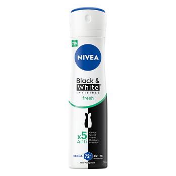 NIVEA Invisible for B&W Fresh Sprej antiperspirant 150 ml (Tělové spreje)