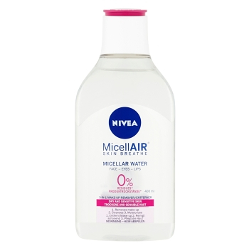 NIVEA MicellAir Jemná micelární voda pro suchou až citlivou pleť 400 ml