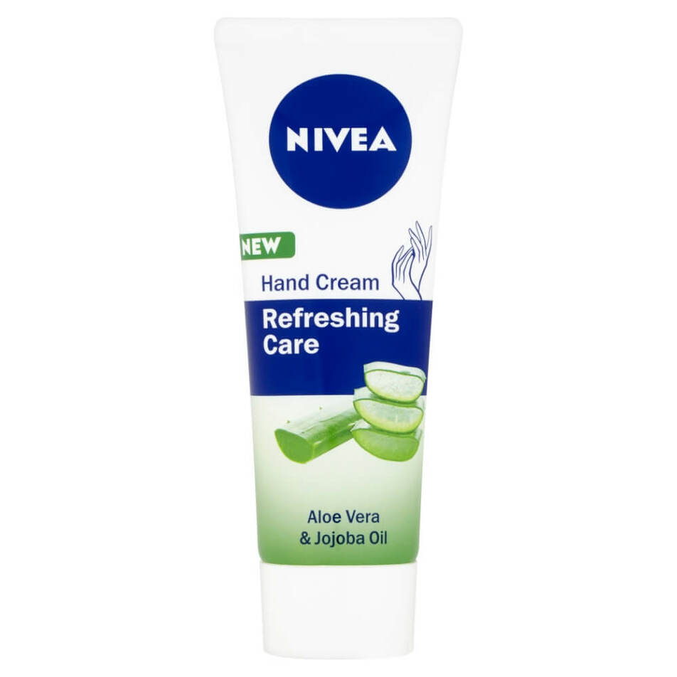 Levně NIVEA Refreshing Care Krém na ruce Aloe Vera & Jojobový olej 75 ml