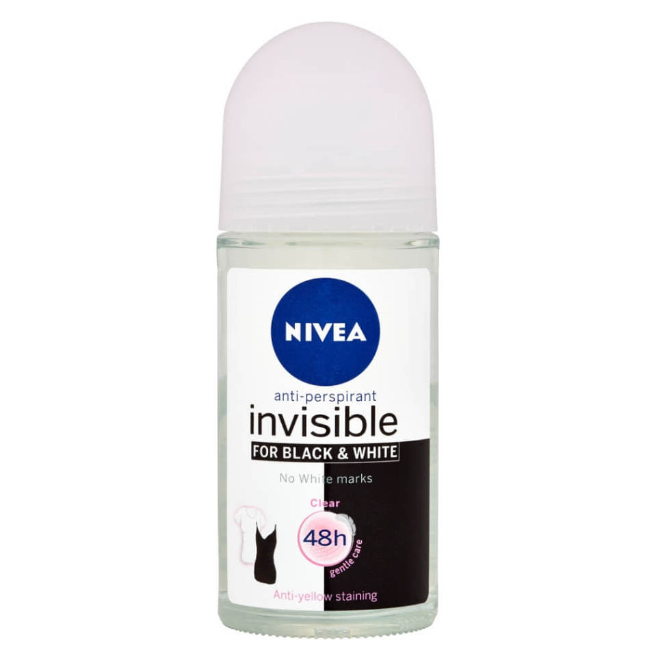 Levně NIVEA Invisible for B&W Clear Kuličkový antiperspirant 50 ml