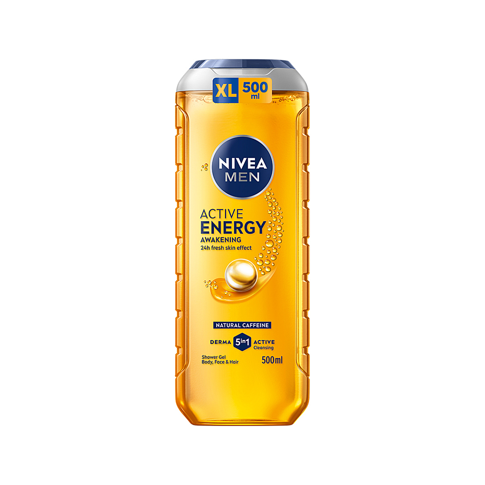 NIVEA Men Active Energy Sprchový gel 500 ml