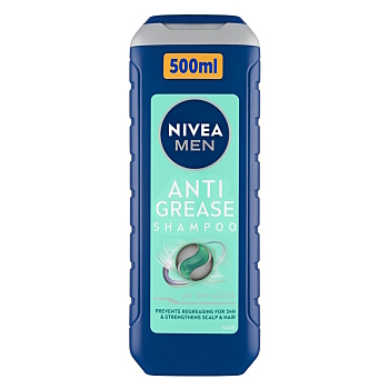 NIVEA MEN Anti-Grease šampon 500 ml (Šampony na mastné vlasy)