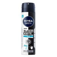 NIVEA Men Black & White Invisible Fresh Sprej antiperspirant 150 ml