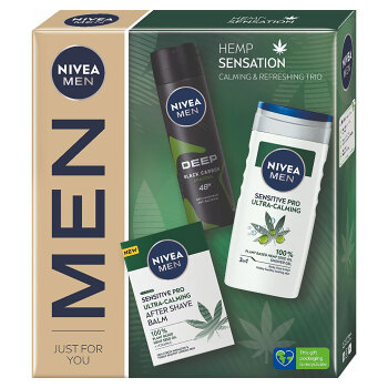 NIVEA Men Balm Hemp Box Dárkové balení (Kosmetické balíčky)