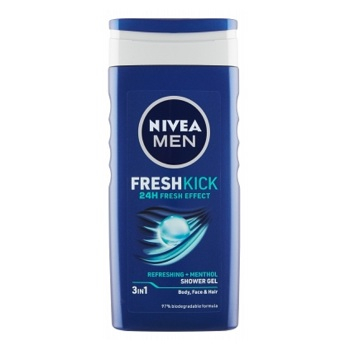 NIVEA Men Fresh Cool Kick Sprchový gel 250 ml