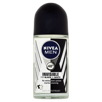 NIVEA Men Invisible for B&W Power Kuličkový antiperspirant pro muže 50 ml