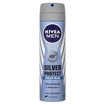NIVEA Men Silver Protect Polar Blue Sprej antiperspirant pro muže 150 ml