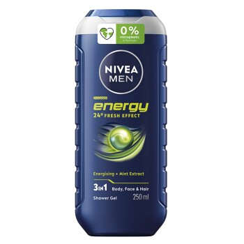 NIVEA Men Energy Sprchový gel pro muže 250 ml (Sprchové gely) - Sprchové