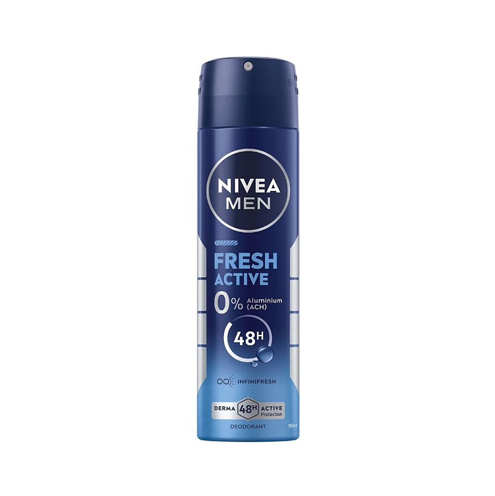 NIVEA Men Fresh Active Sprej deodorant pro muže 150 ml