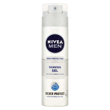 NIVEA Men Silver Protect Gel na holení 200 ml