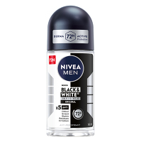 NIVEA Men Invisible for B&W Power Kuličkový antiperspirant pro muže 50 ml