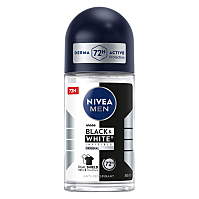 NIVEA Men Invisible for B&W Power Kuličkový antiperspirant pro muže 50 ml