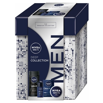 NIVEA Men Lotion Deep Dárkové balení (Kosmetické balíčky)
