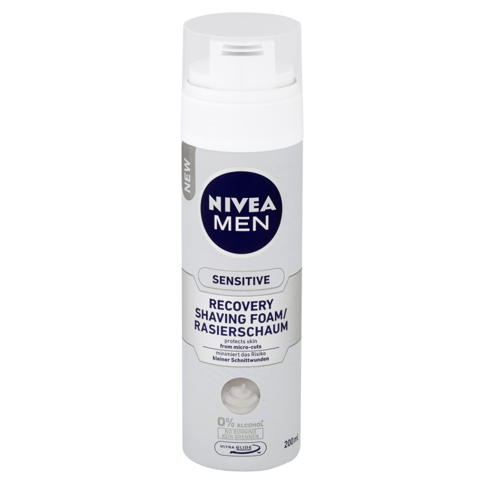 E-shop NIVEA Men Pěna na holení Sensitive Recovery 200 ml