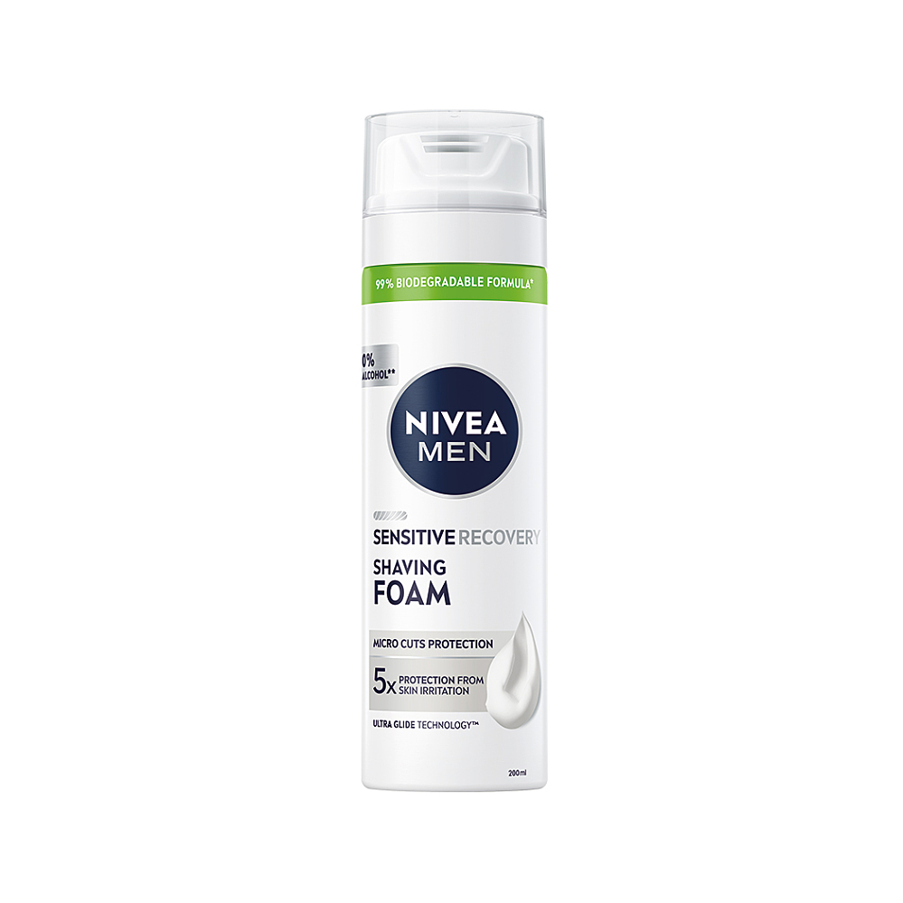 Nivea Men Sensitive Recovery pěna na holení 200 ml koupíte na Lekarna.cz