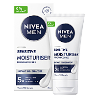 NIVEA Men Sensitive Hydratační krém 75 ml, Druh zboží: Pleťový krém, Objem (ml): 75 ml, Klíčová vlastnost: Hydratační