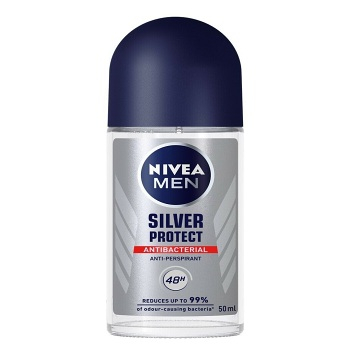 NIVEA Men Silver Protect Kuličkový antiperspirant pro muže 50 ml