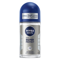 NIVEA Men Silver Protect Kuličkový antiperspirant pro muže 50 ml
