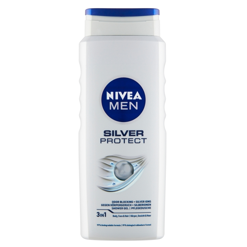 E-shop NIVEA Men Silver Protect sprchový gel 500 ml