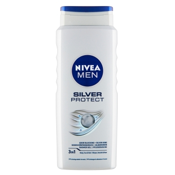 NIVEA Men Silver Protect sprchový gel 500 ml
