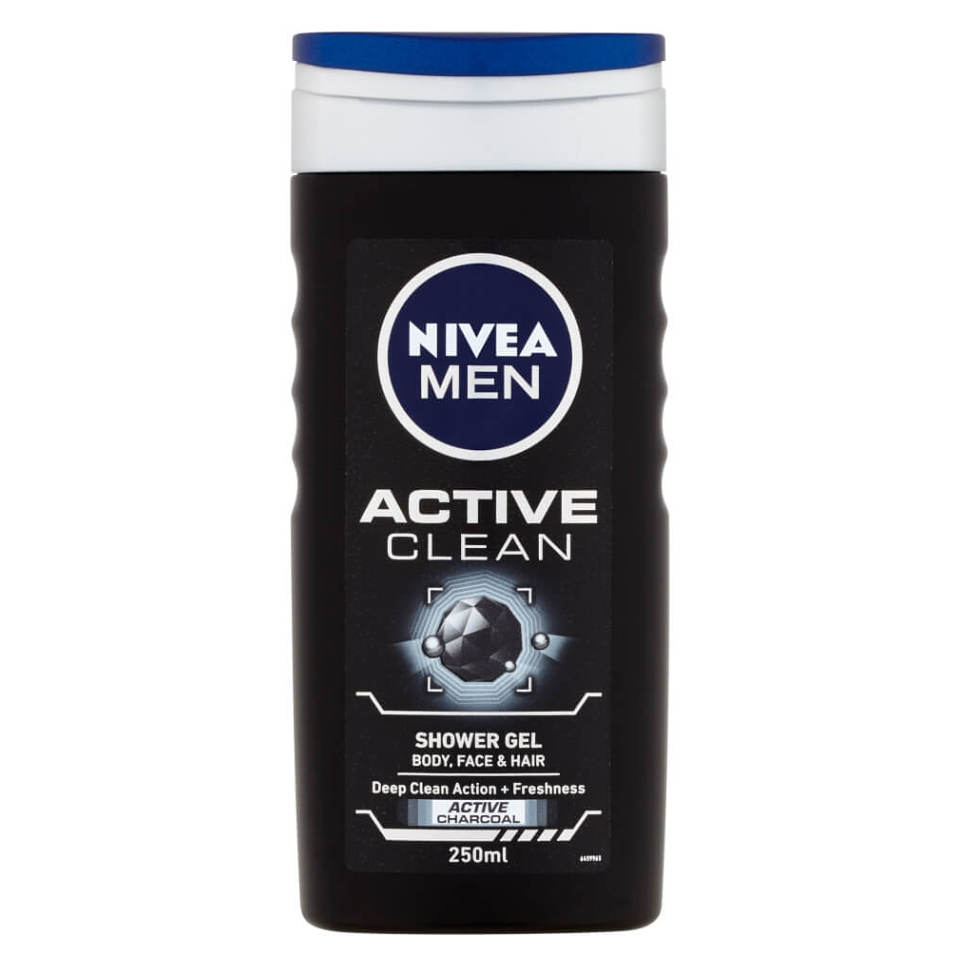 Levně NIVEA Men Active Clean Sprchový gel 250 ml