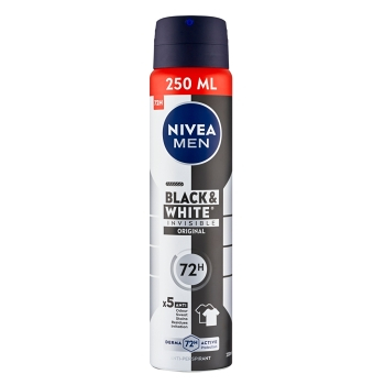 NIVEA Men Sprej AP B&W Invisible Original 250 ml (Tělové spreje)