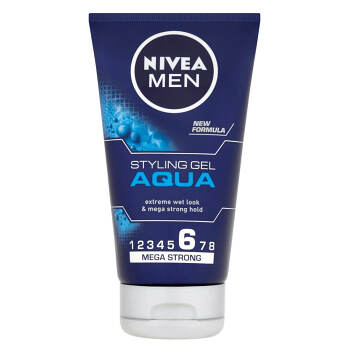 NIVEA MEN Styling Gel Aqua Gel na vlasy s mokrým efektem 150 ml