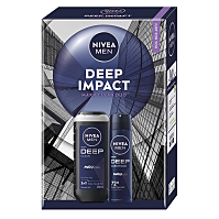 NIVEA MEN Vánoční kazeta deep impact